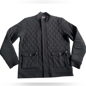 Ted Baker Black Quilted Bomber Jacket